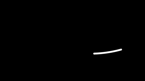 Arrows animation on transparent background, Animated of hand drawn underlin.. Video stock 310280916
