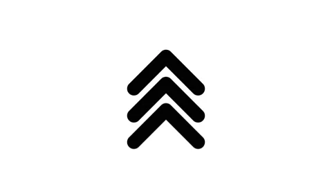 Arrows animation on a white background and Swipe up move animated. Stock-Footage 145136873