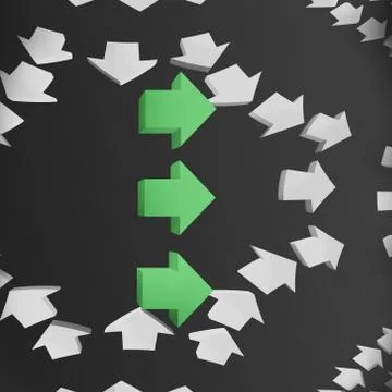 Arrows background dark image design Stock Illustration