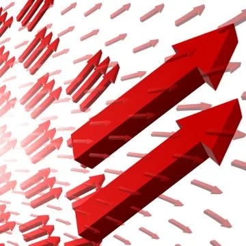 Arrows background Stock Illustration