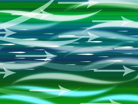 Arrows background means data pathway and connections. Stock Illustration