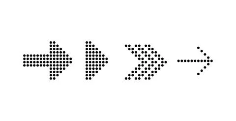 Arrows black set icon. Cursor, Arrow pointer, mouse cursor. Vector illustration. Stock Illustration