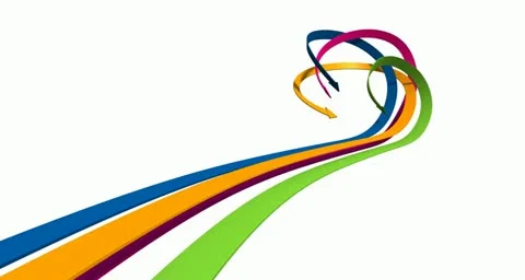 Arrows Bouncing Back Stock Footage 12144116