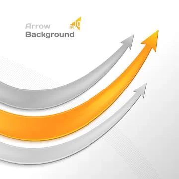 Arrows business background Stock Illustration