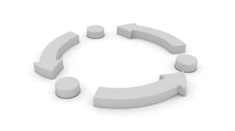 Arrows in circle Stock Footage 10803475