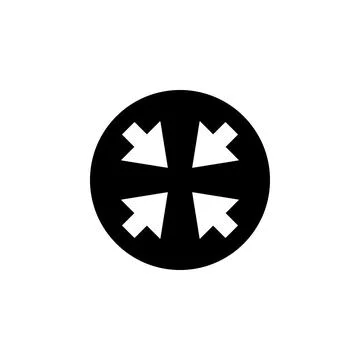 Arrows in a circle icon. Element of minimalistic icon for mobile concept and web Stock Illustration