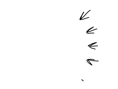 Arrows in circle pointing to center of screen. Hand drawn animation. Stock Footage 170335065