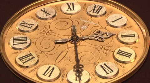 Arrows on the clock being rotated in different directions Stock Footage 43011072
