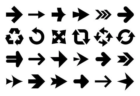 Arrows collection Stock Illustration