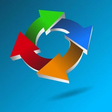 Arrows concept 스톡 일러스트