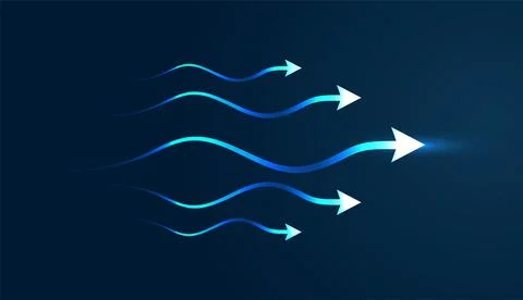 Arrows demonstrate the interconnected nature of Growth, illustrating a thri.. Stock Illustration