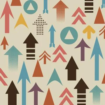 Arrows design over  background, vector illustration Ilustración de archivo