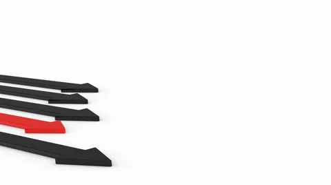 Arrows directed upwards Stock Footage 65817699