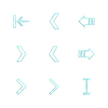 Arrows , directions , pointer , arrow , eps icons set vector イラスト素材