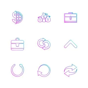 Arrows , directions , pointer , arrow , user interface , pointer , eps icons  Illustrazione stock