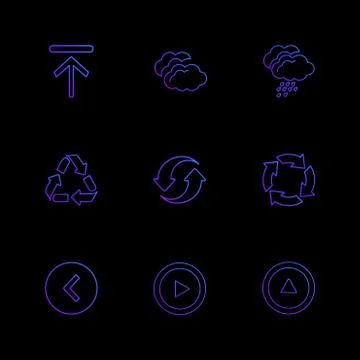 Arrows , directions , pointer , arrow , user interface , pointer , eps icons  Illustrazione stock