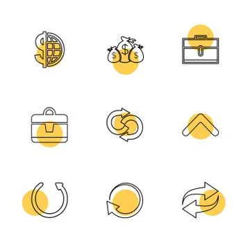 Arrows , directions , pointer , arrow , user interface , pointer , eps icons  Stock Illustration