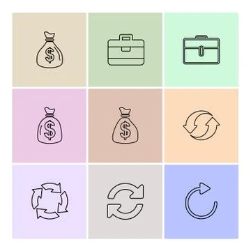 Arrows , directions , pointer , arrow , user interface , pointer , eps icons  Illustrazione stock