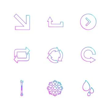 Arrows , directions , pointer , arrow , user interface , arrow , eps icons se Stockillustratie