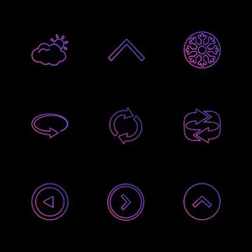 Arrows , directions , pointer , arrow , user interface , pointer , eps icons  스톡 일러스트
