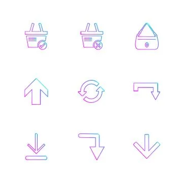 Arrows , directions , pointer , arrow , user interface , arrow , eps icons se イラスト素材