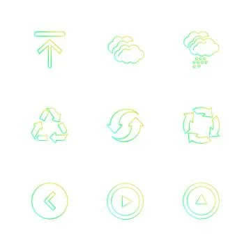 Arrows , directions , pointer , arrow , user interface , pointer , eps icons  Illustrazione stock