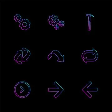 Arrows , directions , pointer , arrow , user interface , pointer , eps icons  Stockillustratie