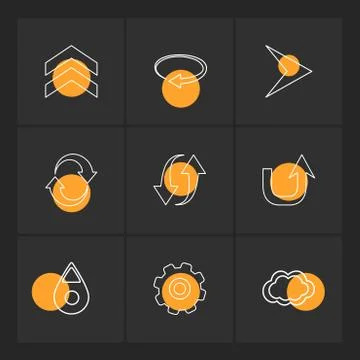 Arrows , directions , pointer , arrow , user interface , arrow , eps icons se Stock Illustration