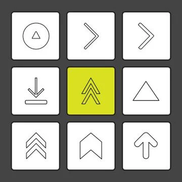 Arrows , directions , pointer , arrow , user interface , pointer , eps icons  스톡 일러스트