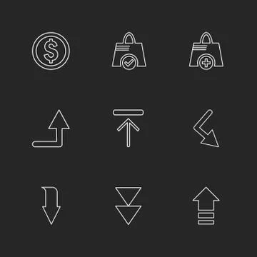 Arrows , directions , pointer , arrow , user interface , arrow , eps icons se イラスト素材