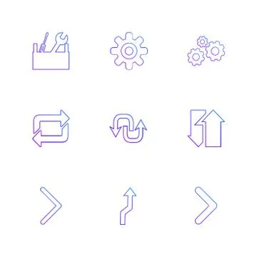 Arrows , directions , pointer , arrow , user interface , pointer , eps icons  Stockillustratie