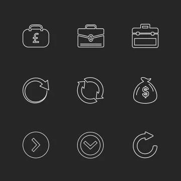 Arrows , directions , pointer , arrow , user interface , pointer , eps icons  Stock Illustration