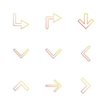 Arrows , directions , pointer , arrow , user interface , pointer , eps icons  イラスト素材