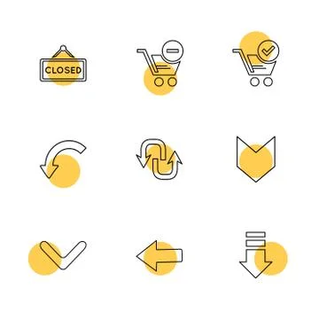 Arrows , directions , pointer , arrow , user interface , arrow , eps icons se Stock Illustration