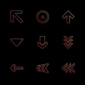 Arrows , directions , pointer , arrow , user interface , pointer , eps icons  스톡 일러스트