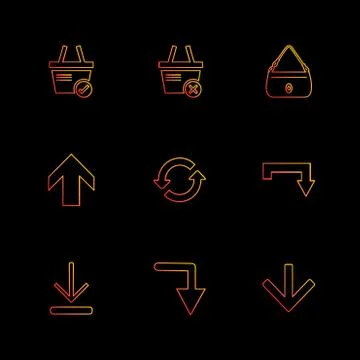 Arrows , directions , pointer , arrow , user interface , arrow , eps icons se 스톡 일러스트