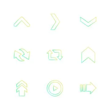 Arrows , directions , pointer , arrow , user interface , arrow , eps icons se 스톡 일러스트
