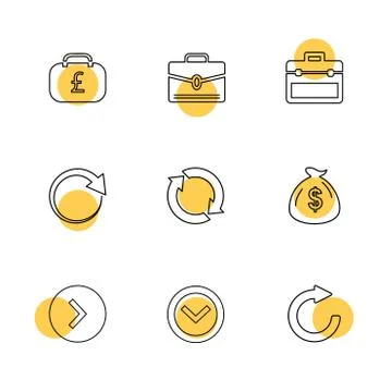 Arrows , directions , pointer , arrow , user interface , pointer , eps icons  Stock Illustration