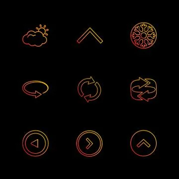 Arrows , directions , pointer , arrow , user interface , pointer , eps icons  Stockillustratie