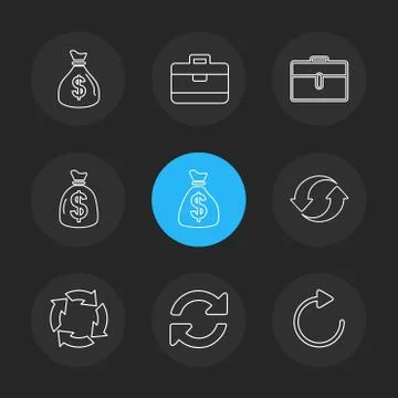 Arrows , directions , pointer , arrow , user interface , pointer , eps icons  Stock Illustration