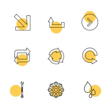 Arrows , directions , pointer , arrow , user interface , arrow , eps icons se Illustrazione stock
