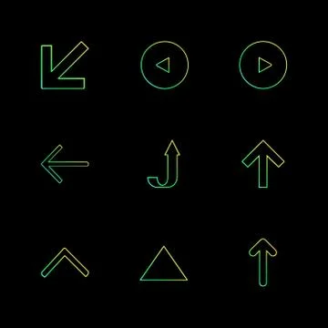 Arrows , directions , pointer , arrow , user interface , pointer , eps icons  Stockillustratie