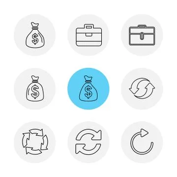 Arrows , directions , pointer , arrow , user interface , pointer , eps icons  Illustrazione stock