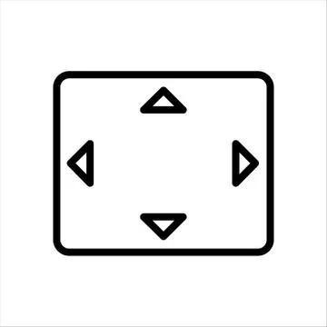 Arrows, expand, over, scan, scanner, zoom icon Stock Illustration