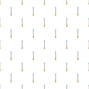 Arrows forming repeating decorative vector pattern Illustrazione stock