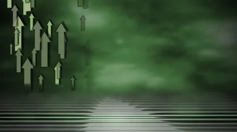 Arrows Gain Background Stock Footage 888112