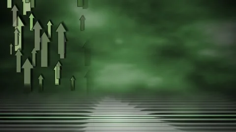 Arrows Gain Background Stock Footage 888116