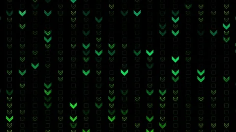ARROWS GREEN 4K SEAMLESS LOOP 库存影片 114308423