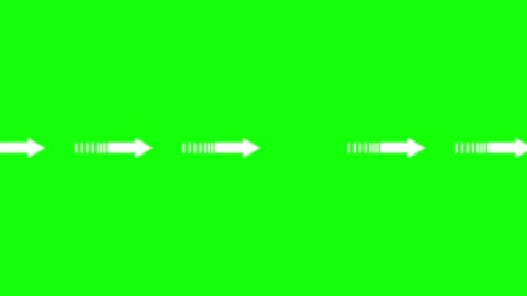Arrows Green Screen Chroma Key Element Video stock 343928856