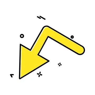 Arrows icon design vector Stock Illustration